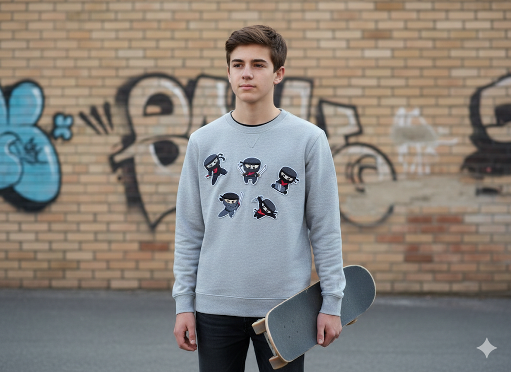 Little Ninjas patch – random ultra limited edition – T is for Teddie